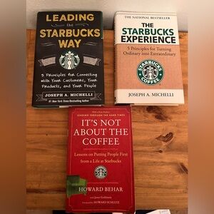 Starbucks Leadership Book Lot
